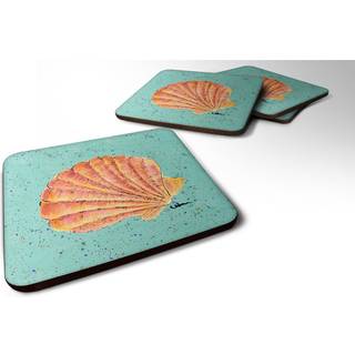 """" Caroline's Treasures 8523FC -skaller Skum Coasters (Sæt på 4) 3.5 """" ""H x 3.5"" """" W multicolor """"