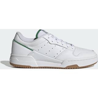 Team Court 2.0 Shoes - Cloud White / Cloud White / Preloved Green - 39 1/3