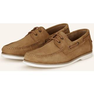 Marc O'Polo Herren Bootsschuhe braun Velours