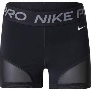 Nike Pro-cykelshorts med mellemhøj talje (8 cm) og mesh-paneler til kvinder - sort - L (EU 44-46)