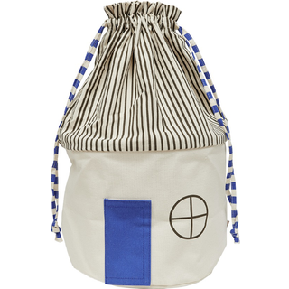 OYOY Koya opbevaringskurv large Optic Blue