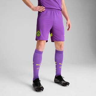 Men&#39;s Puma Borussia Dortmund 24/25 Shorts, Purple, Size XXL, Clothing - Yellow Alert - XXL