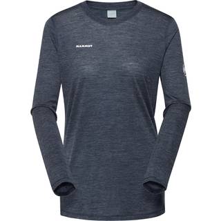 Mammut Women's Tree Wool Firstlayer Longsleeve Merino-shirt Damer størrelse L farve blå