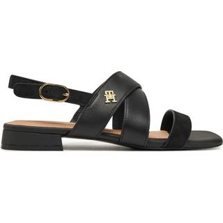 TH Monogram Leather Sandals