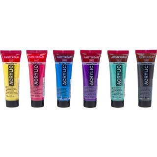 Amsterdam Akrylmaling, Colorful Metallic, 6x20 ML.