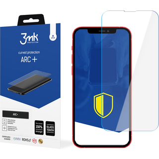 3mk ARC+ skærmbeskytter til iPhone 16e - fuldt dækkende bøjelig beskytter