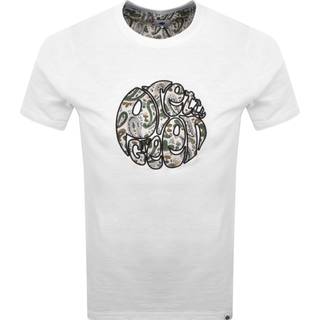 Pretty Green Aquarelle Paisley T Shirt White