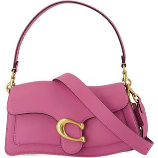 Coach COACH Pink Glovetanned Leather Twisted Tabby Shoulder Bag
