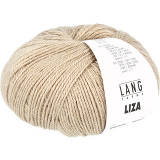 Lang Yarns Liza 039 Indhold: 70% viskose, 20% uld, 10% silke Vægt/længde: 50 g = 165 meter Anbefalede pinde: 3-3.5 mm Strikkefasthed: 10 x 10 cm = 24 m x 34 p Vask: Maskinvask 30 °C / Tåler tørretumbling / Brug aldrig skyllemiddel.