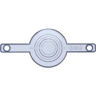 Rund brødmåtte til airfryer og gryde med håndtag og non-stick overflade