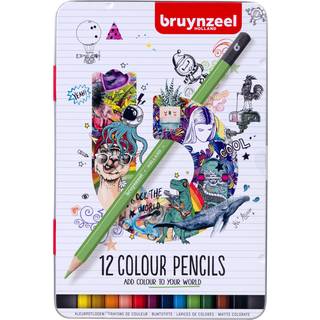 Bruynzeel Colored Pencils Tin 12 Colors
