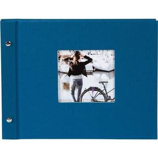 goldbuch Screw album Bella Vista 30x25 40 white pages petrol