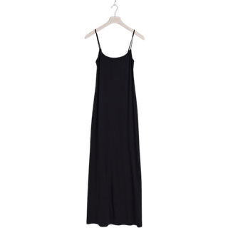 Gina Tricot-maxi slip dress-Lange kjoler-Sort-M-Dame
