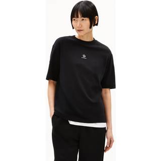ARMEDANGELS Women's Tarjaa Back Flowaa T-shirt Damer størrelse S farve sort