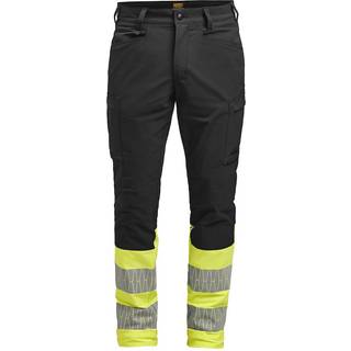 Jobman 2329 Servicebukser Stretch Hi-Vis dame Black / Yellow DA42