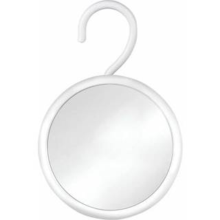 Mirrorvana Hangable Round Fogless Shower Shaving Mirror med 360? Drejelig roterbar krog til h?ngning og bonus anti -t?ge spray - anti t?ge og knu