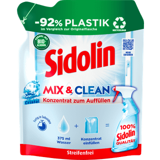 Sidolin Mix & Clean Cristal stribefri, refill-pose 119.60 DKK/1 L