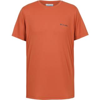 Columbia Zero Rules Light S/S Crew Funktionsshirt Herrer størrelse L farve rød