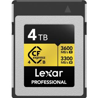 Lexar Cfexpress 4.0 Pro Gold R3600/W3300 4Tb