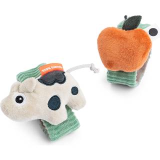 Done By Deer Håndledsranglesæt - 2 stk. - Dotti - Grøn