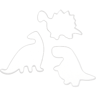 Nordwik Nordwik peberkageform dinosaur 3 dele Rustfrit stål