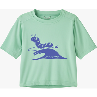 Patagonia Baby's Cap SW T-Shirt Lycra Børn størrelse 6-12 Months farve grøn