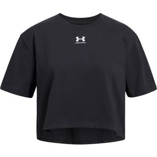 Under Armour Rival Girls' Short Sleeve Black / White YSM (127 - 137 cm)
