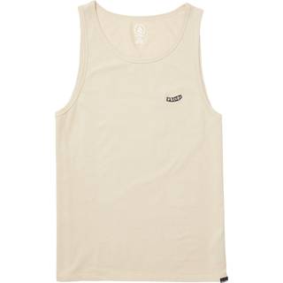 Volcom Pistol Stone Heather Tank Tank Top Herrer størrelse S farve beige