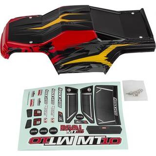 Team Associated - AE25830 - RIVAL MT10 Body V2, red/yellow