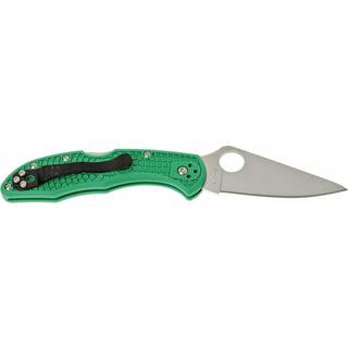 Delica 4 foldekniv, FRN, Flat Ground, grøn