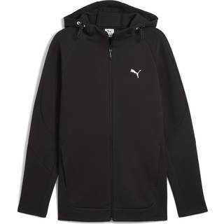Men&#39;s Puma EVOSTRIPE Full-Zip Hoodie, Black, Size XL, Clothing - Black - XL