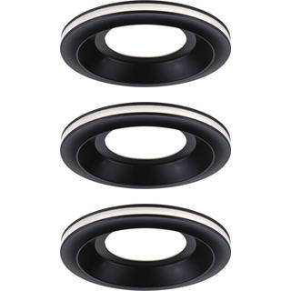 Paulmann - Sormus Recessed Loftlampe 3pcs. Round IP65 Black