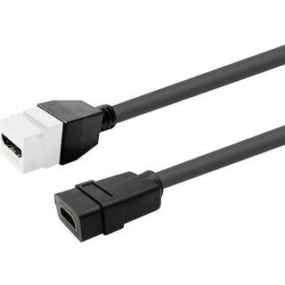 VIVOLINK Keystone White HDMI Female to