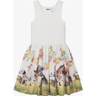 Molo Cassandra Short-Sleeved Dress Joy Run 92/98 cm  Grøn  92/98 cm  kvinde