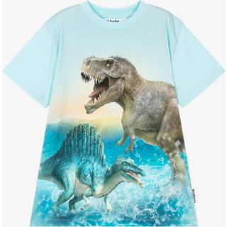 Molo Roxo Short Sleeve T-Shirt Dino Splash 92 cm  Blå  92 cm  mand