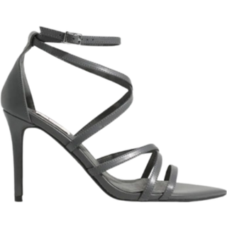 Nelly - Grå - Strappy Pointy Heel - 40