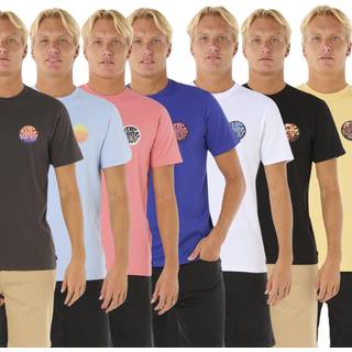Rip Curl Wettie Passage Icon Tee T-shirt Herrer størrelse L farve hvid