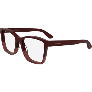 Calvin Klein Kvinde CK25516 605 Optiske stel Acetat Bordeaux Firkantet Normal