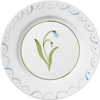 Pick a Poppy Cottage Flower Sidetallerken 22 Cm - Asietter Lertøj Blå - C022206SS25-269