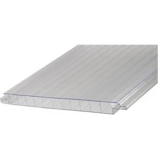 RIAS 2-lags Click-Step termoplade, klar, 16 x 221 x 3500 mm - pakke med 5 stk.