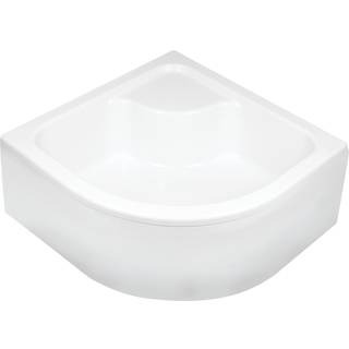 Duschkar Deep 90x90 cm Rund Vit Blank