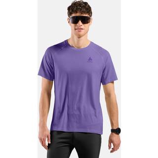Odlo X-Alp PW 115 T-Shirt Crew Neck S/S Merino-shirt Herrer størrelse M farve lilla