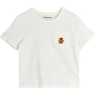 Mini Rodini Ladybugs T-shirt Offwhite 80/86 cm  Creme  80/86 cm  Unisex