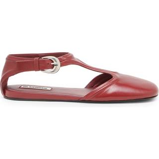 Jil Sander Leather flats - red - EU 39