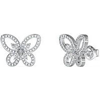 Guess JUBE05114JWRH Damen-Ohrringe Ohrstecker Lily Schmetterling