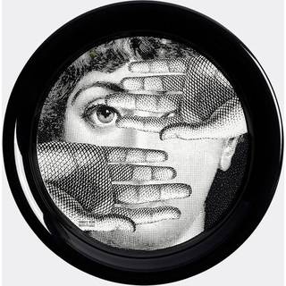 Fornasetti Serving And Trays - 'Tema e Variazioni N.154' tray, black and white in WHITE 100% iron