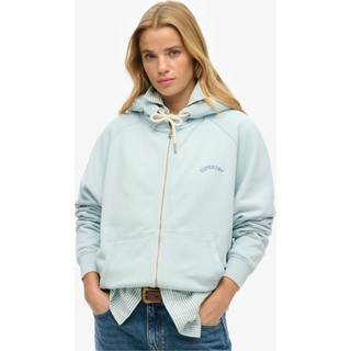 Superdry Oversized Essential Logo Raglan Hættetrøje med lynlåsEU 38 (UK 10)