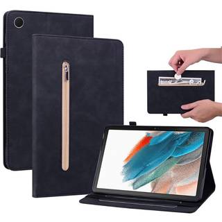 Samsung Galaxy Tab A9+ Etui med Flip Cover og Lynlås Lomme
