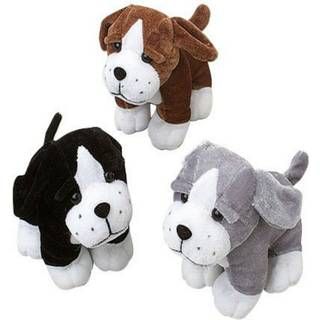 Us leget?j sidder hvalpehund udstoppede dyr plys (1 dusin) assorteret farve