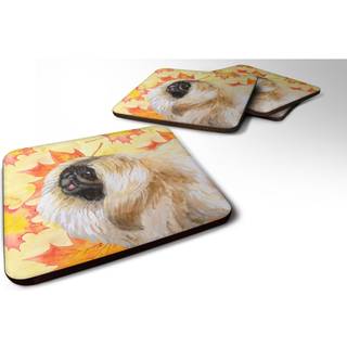 """" Caroline's Treasures Pekingese Fall Decorative Coasters multicolor """"
